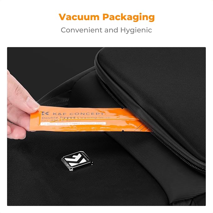 K&F CONCEPT 16mm APS-C Sensor Cleaning Swab*10 + 20ml Sensor Cleaner, DSLR SLR - Image 7