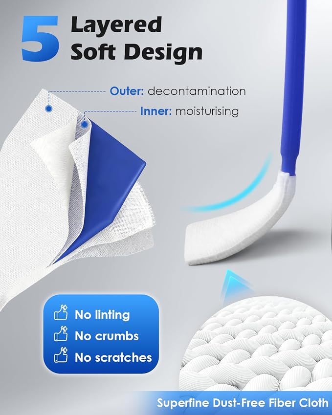 Zacro 24mm Full Frame Sensor Cleaning Swab*8 + 20ml Sensor Cleaner - Image 3