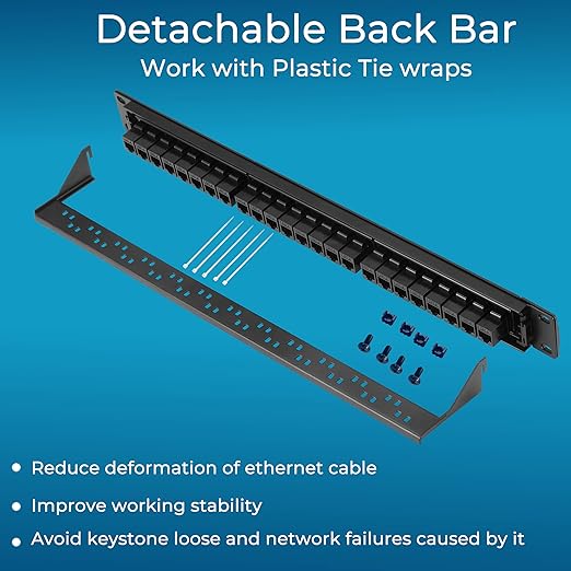 Rapink Patch Panel 24 Port Cat6 - Image 6