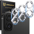 UniqueMe for 3 Pack iPhone 16 / iPhone 16 Plus/iPhone 17 Camera Lens Protector by UniqueMe