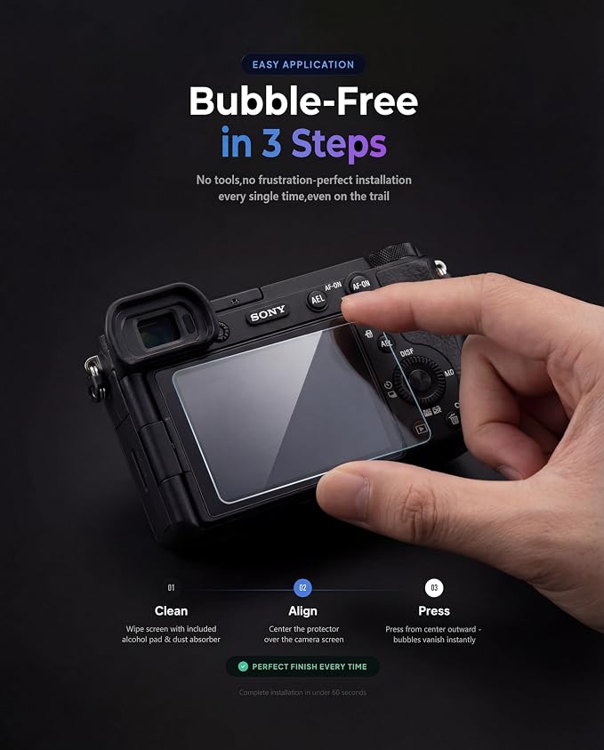 iDaPro Screen Protector for Sony Alpha A6700 A7C II 7C II A7CII / 6700 ZV-E1 - Image 7