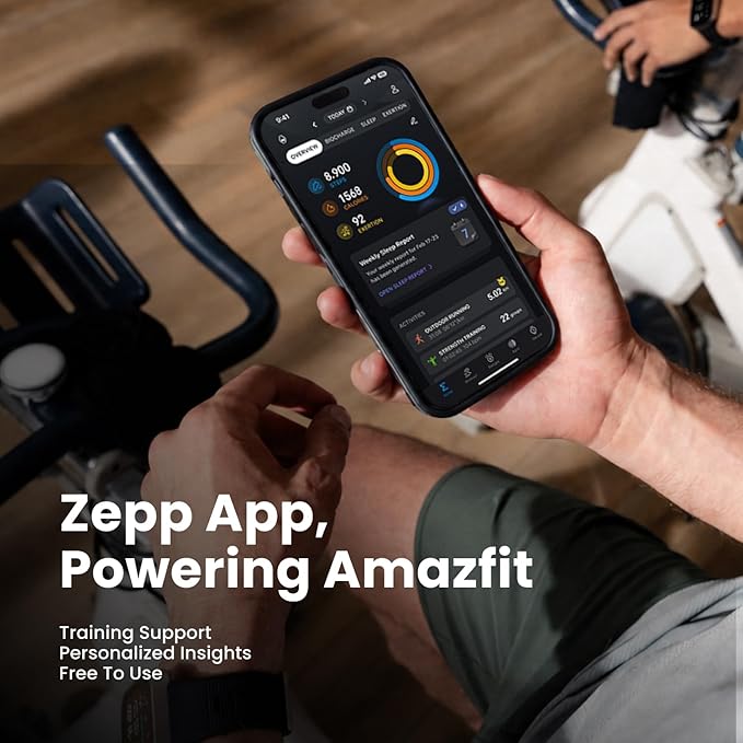 Amazfit Bip Max 50mm Smartwatch, 2.07" AMOLED Display, 20 Days of Battery - Image 6