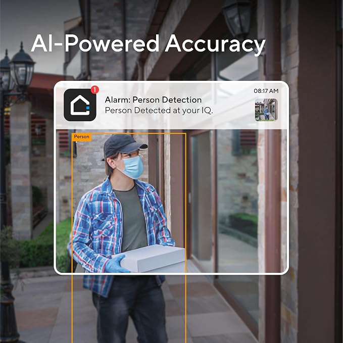 IQ 2K Wired Gemini AI Security Camera – 160° Wide Angle, Free 7‑Day Cloud - Image 2