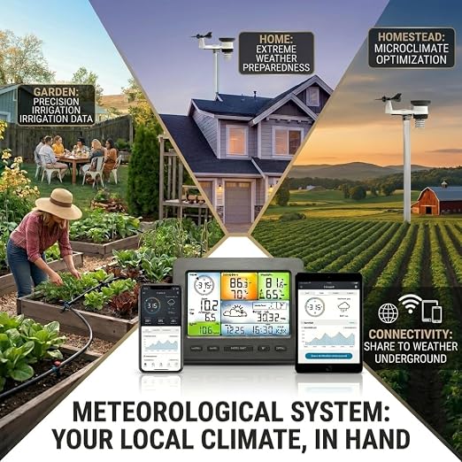 Urageuxy WiFi Weather Station Wireless Indoor Outdoor - Image 7
