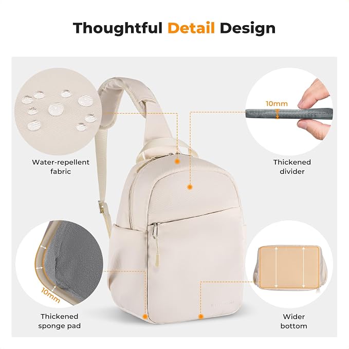 K&F CONCEPT Small Camera Bag for Photographer, Camera Sling Crossbody bag for - Image 4