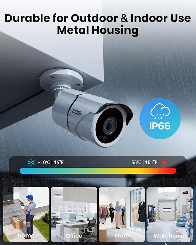 ZOSI 16 Channel Wired Security Camera System - Image 5