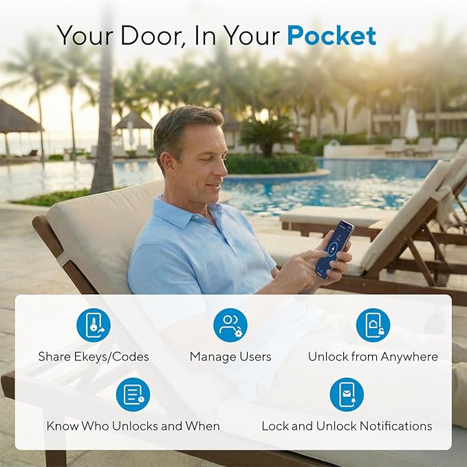 ULTRALOQ Bolt Fingerprint Smart Lock - Image 4