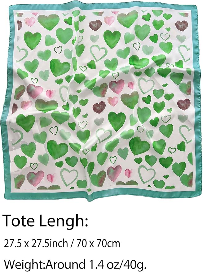 Silky Scarf for Women Lightweight Satin Bandanas Neck Hair Wrap For Sleeping - Image 2