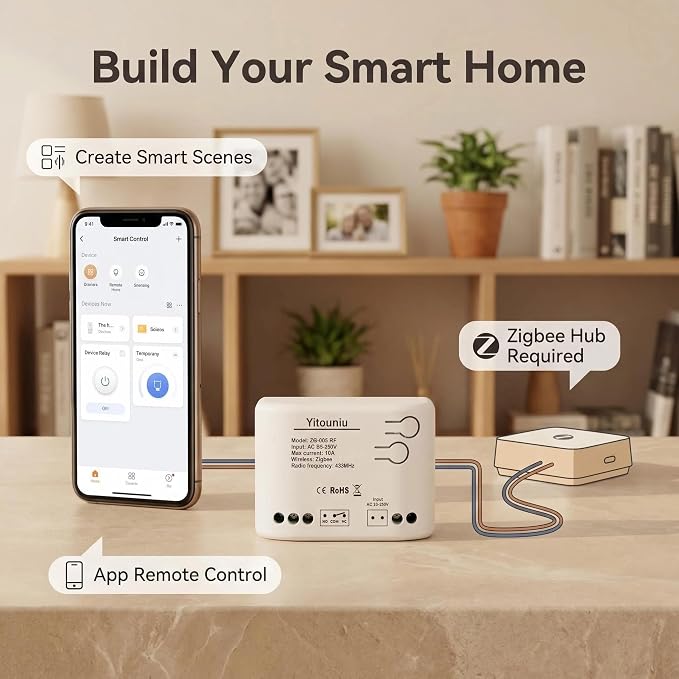 Tuya Smart WiFi 5V garage door opener controller Garage Open Close Monitor - Image 6
