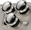 YWXTW Designed for iPhone 15 Pro/iPhone 15 Pro Max Camera Lens Protector Bling by YWXTW