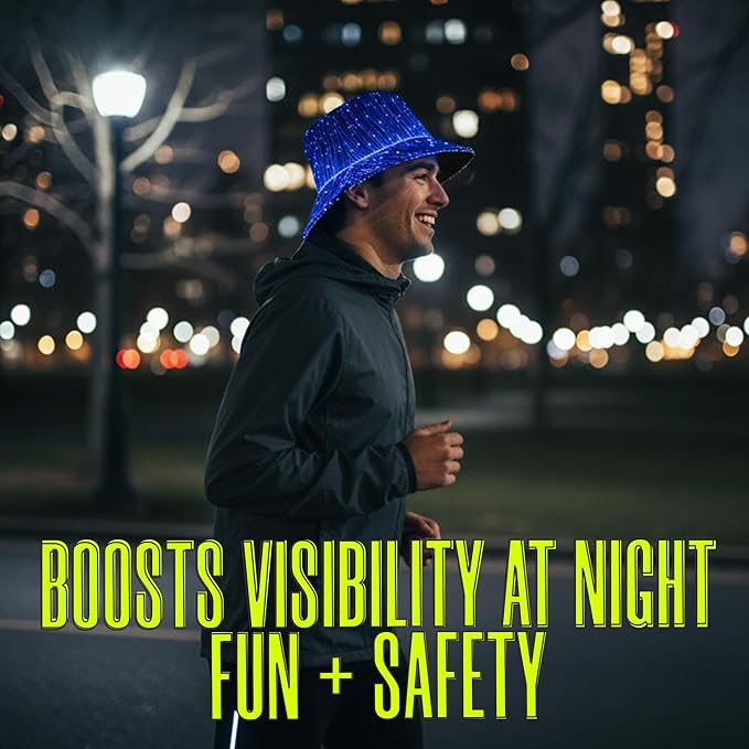 GloFX Bucket Hat – LED Light Up Rave Hat - Image 5