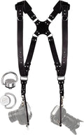 C Coiro Dual Camera Harness Shoulder Leather Camera Strap by CCoiro