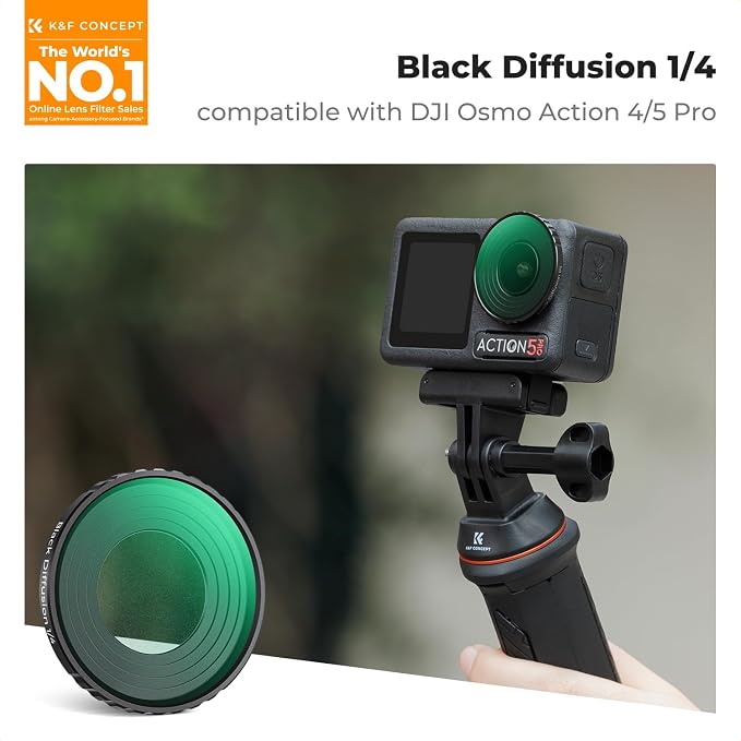 K&F Concept Push-in Black Diffusion 1/4 Filter - Image 2