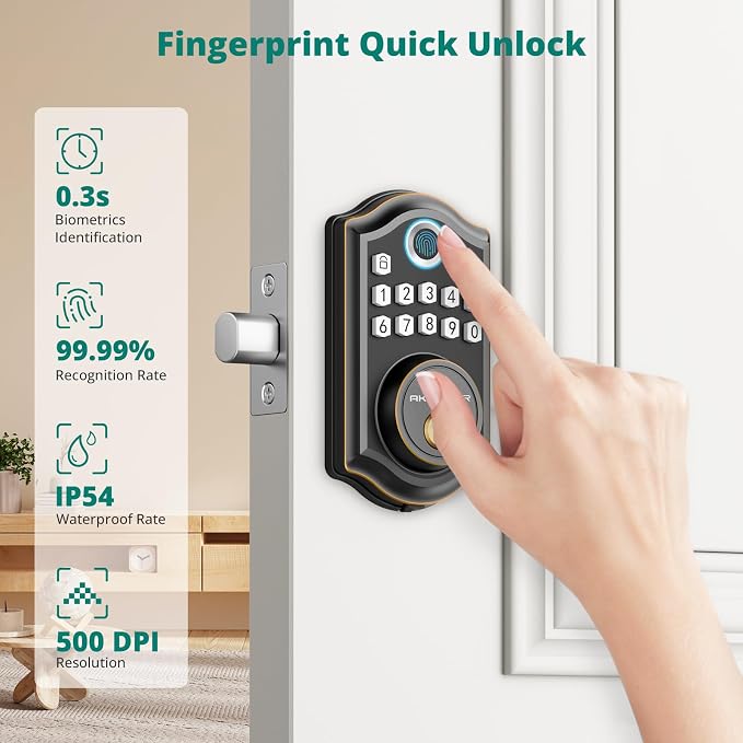 AkaGear Keyless Entry Door Lock - Image 2