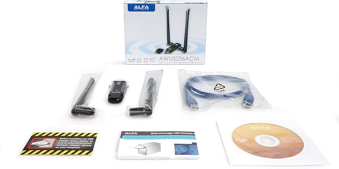 ALFA Network AWUS036ACM Long-Range Wide-Coverage Dual-Band AC1200 USB Wireless - Image 2