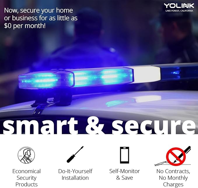 YoLink Hub and Outdoor Security Siren & Smart Alarm Controller Kit - Image 6
