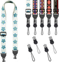 FIEIL Blue Floral Shoulder Strap, Adjustable Camera Strap by FIEIL