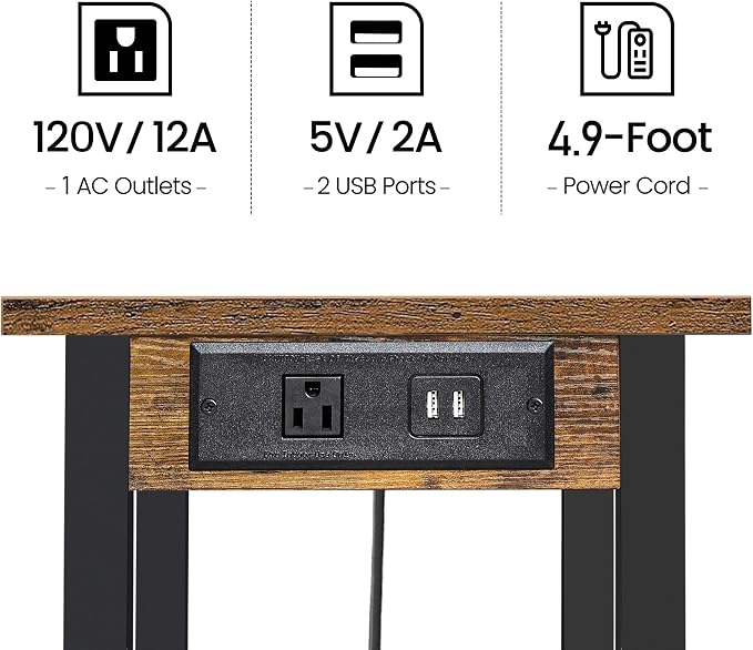 TUTOTAK 3 Tier Printer Stand, Rolling Printer Cart - Image 7
