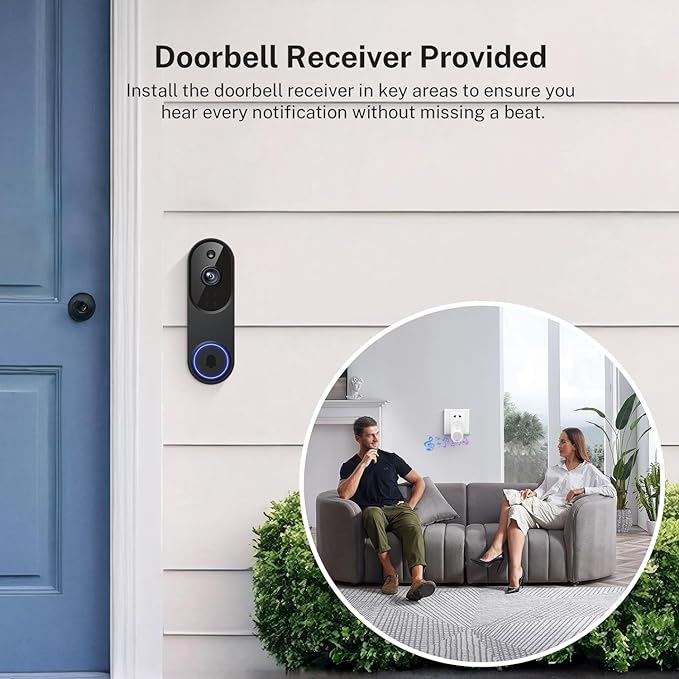 Orbitell 1080p Wireless Wi-Fi Video Doorbell Camera - Image 7