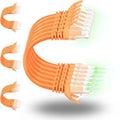 Rapink Patch Cables Cat6 2ft, Ethernet Patch Cable 10G Support, Cat 6 Patch by Rapink
