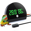 PAIZOO Reptile Thermometer Hygrometer, LED Rechargeable Reptile Tank by PAIZOO