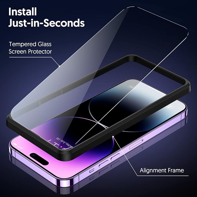 Fotbor for iPhone 14 Pro Max Screen Protector - Image 4