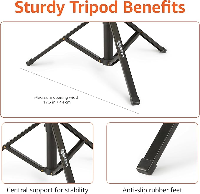 Amazon Basics 64-inch Extendable Tripod - Image 5