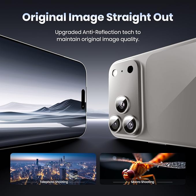 Hoerrye for iPhone 17 Pro Max Camera Lens Protector - Image 4