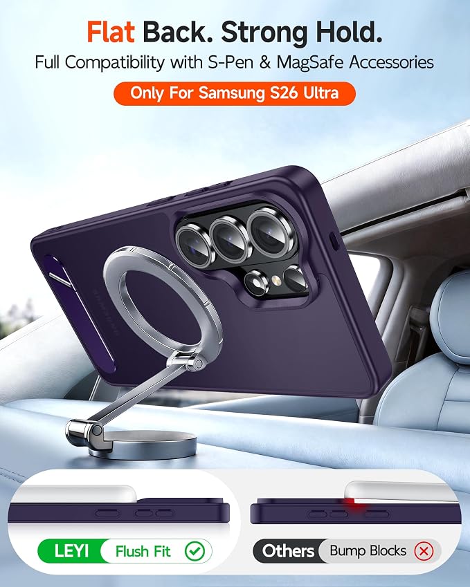LeYi for Samsung-S26-Ultra Case: for Magsafe Galaxy S 26 Ultra Phone Funda para - Image 4