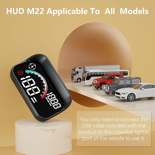 AZIJYV Windshield Speedometer Projector, Digital Speedometer - Image 7