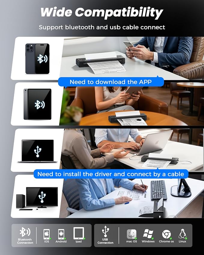 TATTMUSE Portable Printer Wireless - Image 4