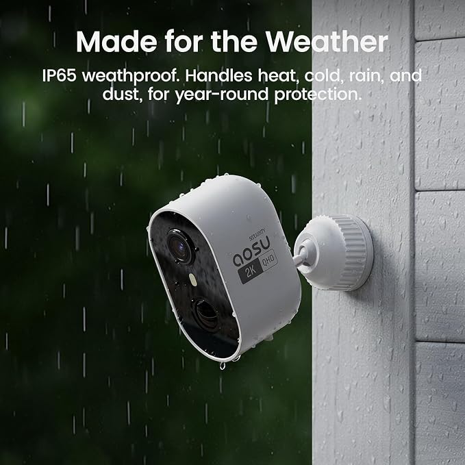 aosu Wireless Outdoor Security Camera Kit - Image 8