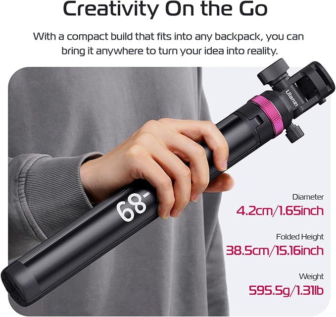 ULANZI MT-89 Extendable Tripod Aluminum, Camera Phone Tripod - Image 5