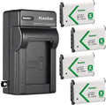 Kastar 4-Pack NP-BX1 Battery and AC Wall Charger Replacement by Kastar