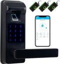 Smart Door Lock, Heavy Duty 5 in 1 Keyless Entry Door Lock, Full App Control by HARFO