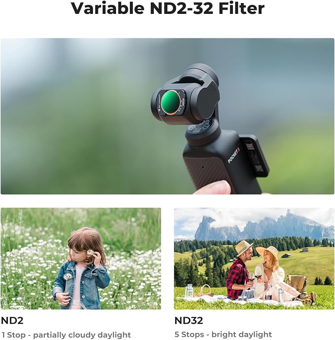 K&F CONCEPT FSD05 Magnetic Effect & ND & CPL Filter Set Compatible - Image 6