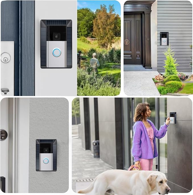 The Fansoun Ring Solar Charger Battery Doorbell Is Only Compatible - Image 5