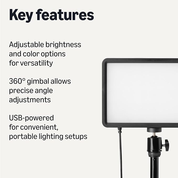 Amazon Basics 2-Pack LED Studio Lights - Image 2