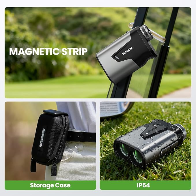 EENOUR Golf Range Finder with Slope, 1200 Yards Golf Rangefinder, Laser - Image 7
