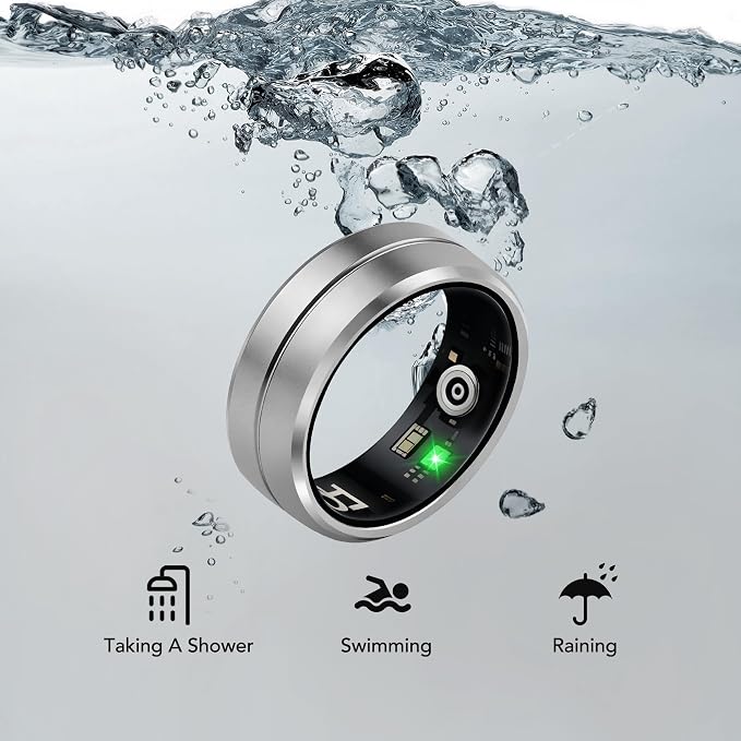 Smart Ring for Women Men, All-New Matte Scratch-Resistant Design, Health & - Image 8