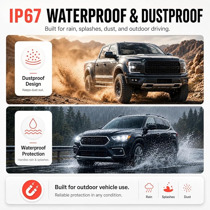 GPS Tracker for Vehicles, No Monthly Fee or SIM Card Needed, Magnetic GPS - Image 5