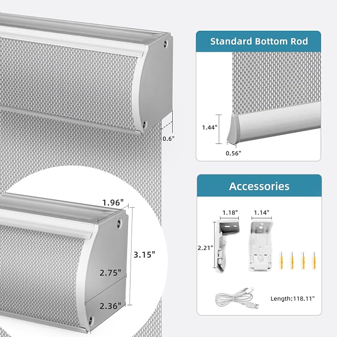 SmartWings Motorized Roller Shades 5% Openness Work - Image 6
