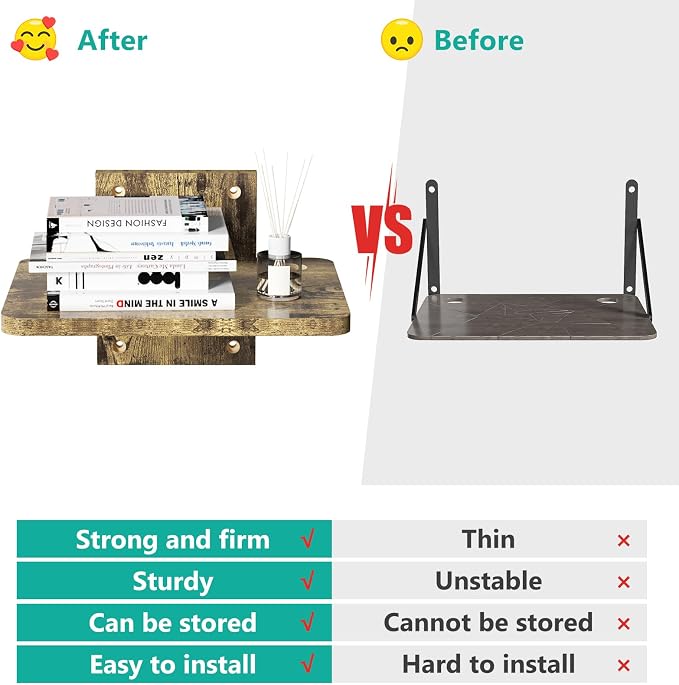 WALI Floating TV Shelf, 1 Tier Projector Shelf - Image 5