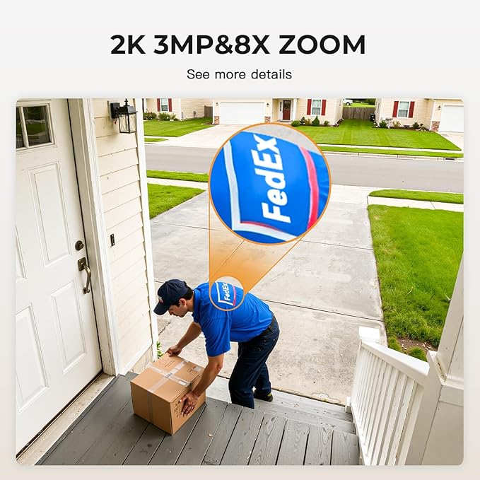 2K Cameras for Home Security, Indoor/Outdoor for Baby/Elder/Pet Monitoring - Image 4