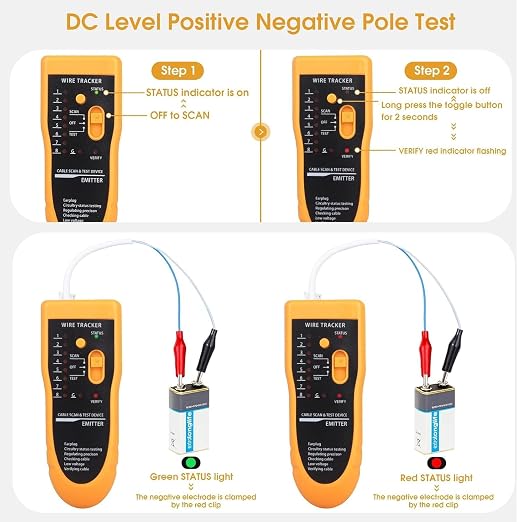 Cable Tracer Ethernet Network Cable Tester RJ45 RJ11 - Image 6