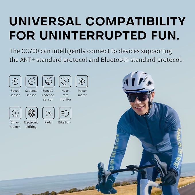 GEOID CC700 2.8" Color Screen Bike/Cycling Computer Wireless - Image 5