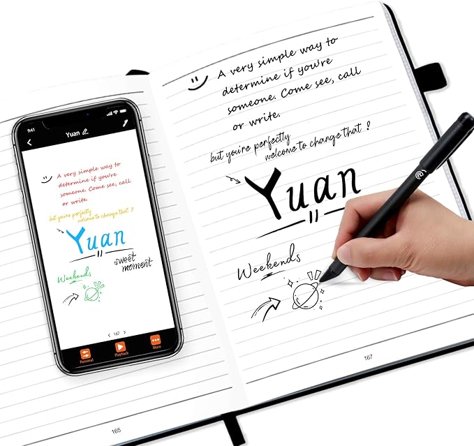 Yuan Digital Smartpen Writing Set, Smart Pen and Notebook by YUAN