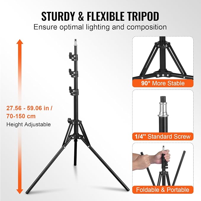VEVOR Softbox Lighting Kit, Professional Softbox - Image 5