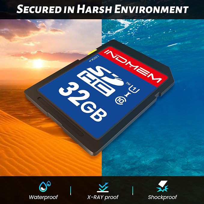 SD Card 32GB, 5 Pack SDHC Memory Cards UHS-I U1 Class 10 High-Speed Full HD - Image 2