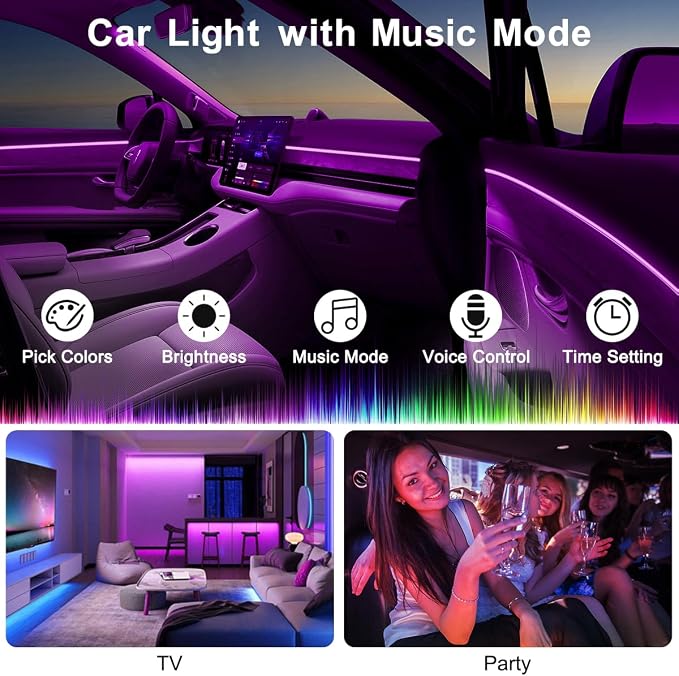 Interior Car LED Strip Lights - Image 6